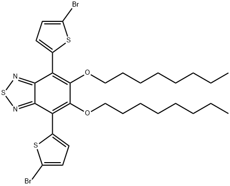4,7-bis(5-bromothiophen-2-yl)5,6-bis(octyloxy)benzo-2,1,3- thiadiazole/1192352-10-5